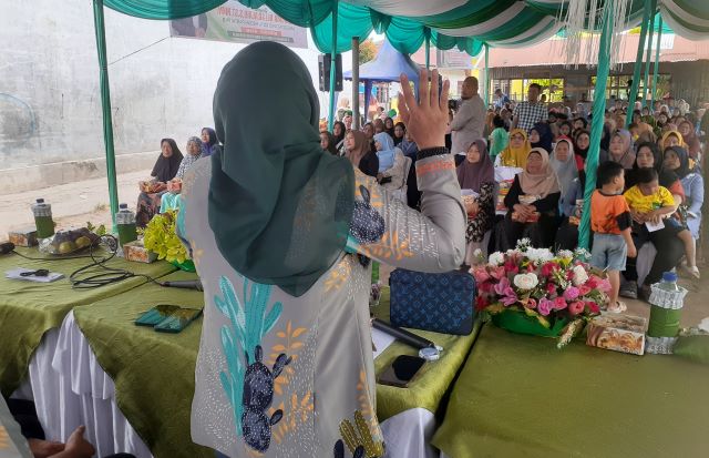 Anggota DPRD Medan Fraksi Hanura-PKB, Roma Uli Silalahi, gelar Sosper VI TA 2025 di Rengas Pulau 1