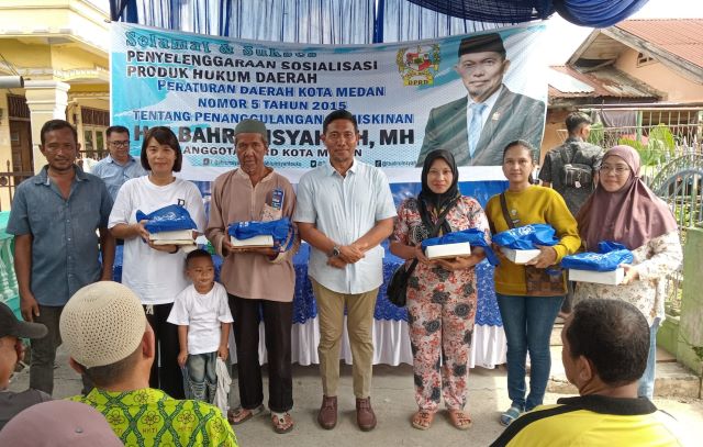 Anggota DPRD Medan Fraksi PAN, T. Bahrumsyah, gelar Sosper VI TA 2025 di Jalan Jawa Belawan 1