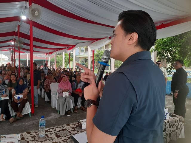 Anggota DPRD Medan Fraksi PSI, Reinhart Jeremy Anindhita, gelar Sosper VI TA 2025 di Medan Timur 5