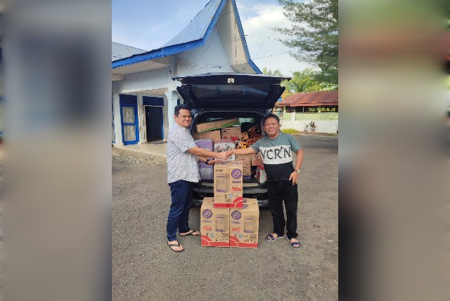 Dirut PDAM Tirta Wampu, Herman Sukendar Harahap, partisipasi dukung family gathering PWI Sumut