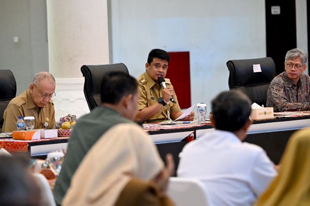 Gubernur Sumut, Bobby Nasution, pimpin Rakor Validasi Toba Caldera Unesco