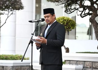 Gubernur Sumut, Bobby Nasution, pimpin Upacara Harla Pancasila