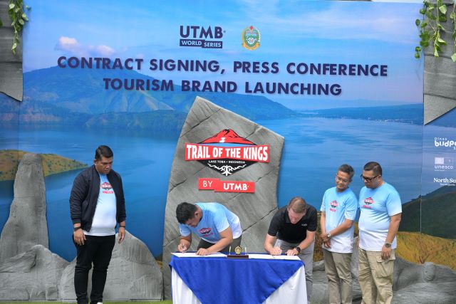 Gubernur Sumut, Bobby Nasution, teken kerjasama Peluncuran Trail of The Kings UTMB