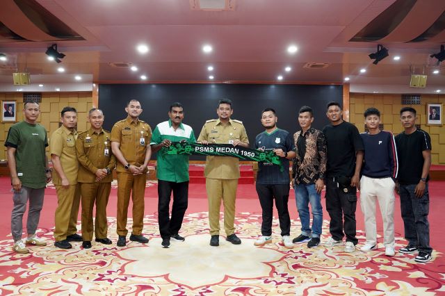 Gubernur Sumut, Bobby Nasution, terima audiensi PSMS Medan