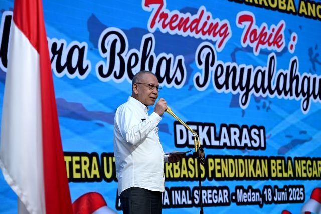 Pj Sekdaprovsu, Effendy Pohan, buka Simposium Bela Negara Humanis di Kantor Gubernur Sumut