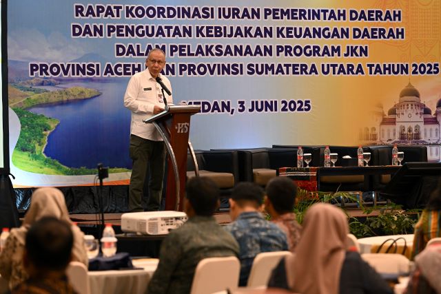 Sekda Sumut, Effendy Pohan, buka Rakor JKN