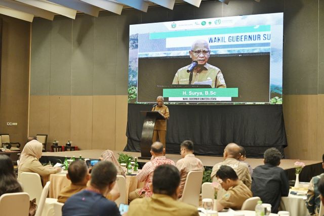 Wakil Gubernur Sumut, Surya, pada Sosialisasi Ekosistem Batangtoru