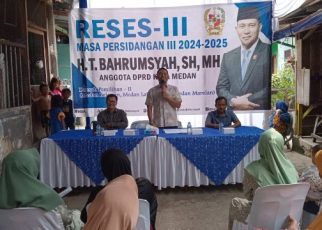 Anggota DPRD Medan Fraksi PAN, T. Bahrumsyah, gelar Reses III TA 2025 di Jalan Asahan Belawan