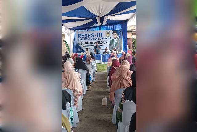 Anggota DPRD Medan Fraksi PAN, T. Bahrumsyah, gelar Reses III TA 2025