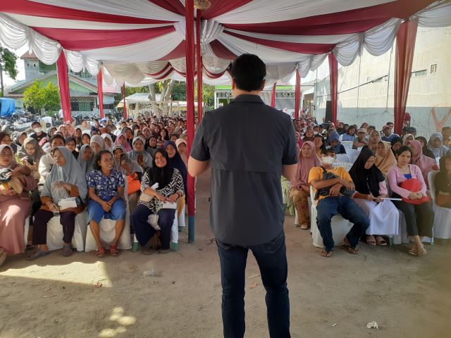 Anggota DPRD Medan Fraksi PSI, Reinhart Jemery Anindhita gelar Reses III Masa Sidang III TA 2025 di Medan Tembung 1