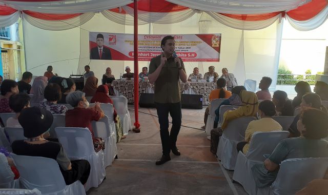 Anggota DPRD Medan Fraksi PSI, Reinhart Jeremy Anidhita, gelar Sosper VII TA 2025 di Medan Perjuangan 2