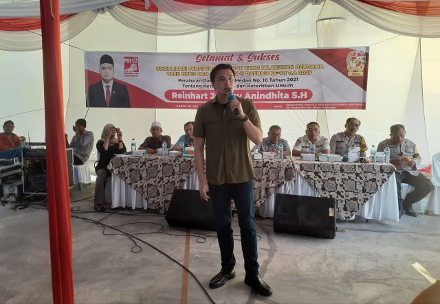 Anggota DPRD Medan Fraksi PSI, Reinhart Jeremy Anidhita, gelar Sosper VII TA 2025 di Medan Perjuangan 3