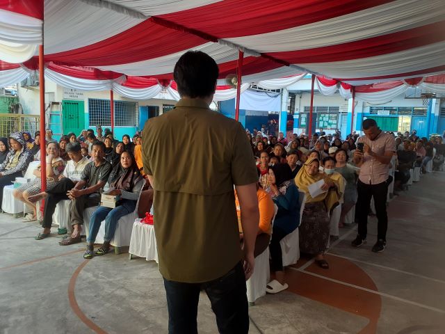 Anggota DPRD Medan Fraksi PSI, Reinhart Jeremy Anidhita, gelar Sosper VII TA 2025 di Medan Perjuangan 4