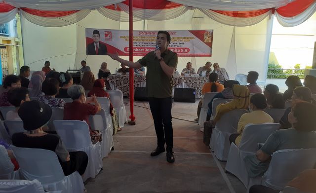 Anggota DPRD Medan Fraksi PSI, Reinhart Jeremy Anidhita, gelar Sosper VII TA 2025 di Medan Perjuangan