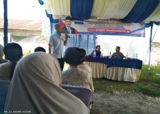 Anggota DPRD Medan Fraksi Partai Demokrat, Dodi Robert Simangunsong, gelar Sosper VII TA 2025 di Medan Denai