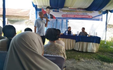 Anggota DPRD Medan Fraksi Partai Demokrat, Dodi Robert Simangunsong, gelar Sosper VII TA 2025 di Medan Denai