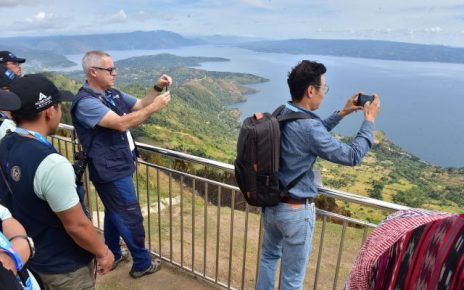 Asesor UNESCO tinjau Geosite Kaldera Toba