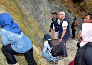 Asesor UNESCO tinjau Geosite hari ketiga