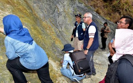 Asesor UNESCO tinjau Geosite hari ketiga