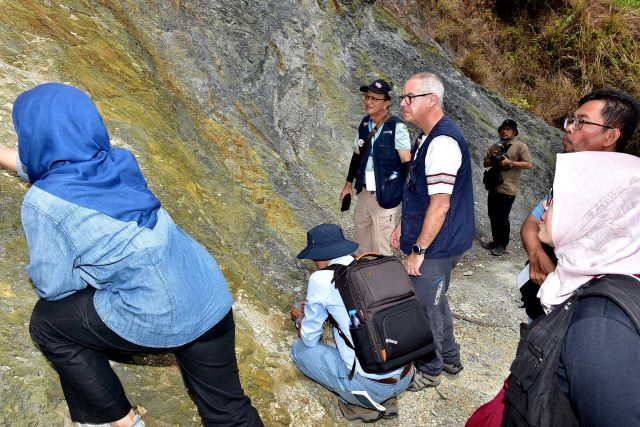 Asesor UNESCO tinjau Geosite hari ketiga