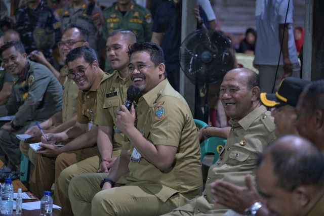 Gubenur Sumut, Bobby Nasution, melakukan kunjungan ke Pulau Kampai, Tanjungpura, Langkat 1