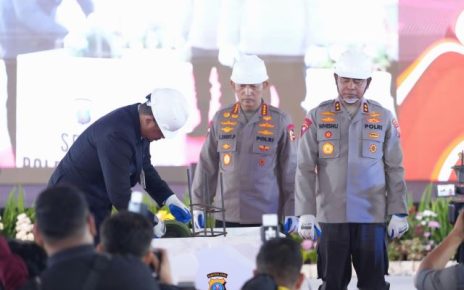 Gubernur Sumut, Bobby Nasution & Kapolri Groundbreaking dapur SPPG di Polda Sumut