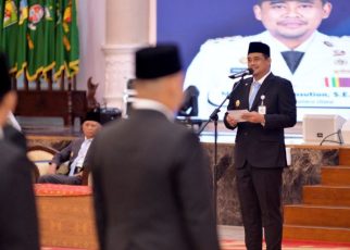 Gubernur Sumut, Bobby Nasution lantik 103 pejabat administrator dan fungsional di lingkungan Pemprov Sumut