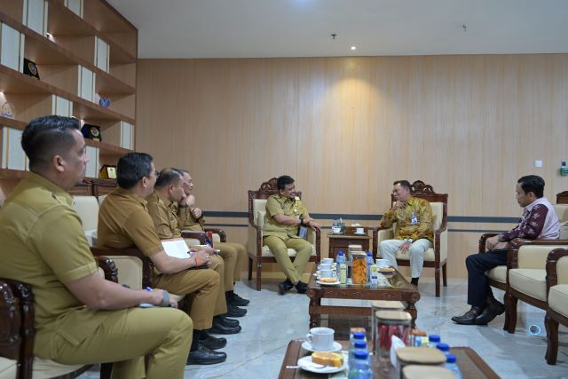 Gubernur Sumut, Bobby Nasution, menerima audiensi BI
