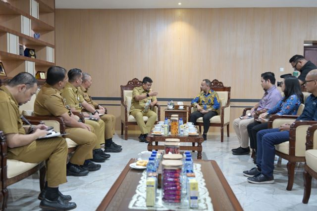 Gubernur Sumut, Bobby Nasution, menerima audiensi Ombudsmen