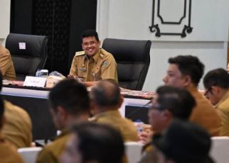 Gubernur Sumut, Bobby Nasution, rapat terkait Kaldera Toba