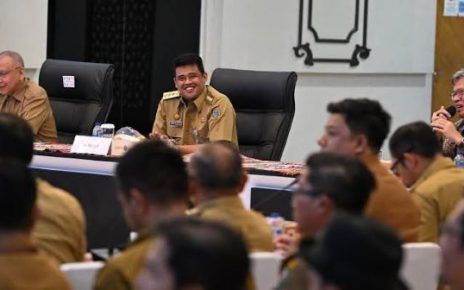 Gubernur Sumut, Bobby Nasution, rapat terkait Kaldera Toba