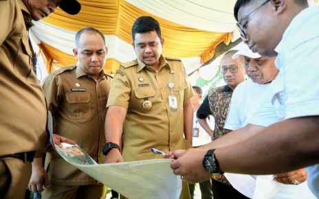 Gubernur Sumut, Bobby Nasution, tinjau waduk Tanjung Pura