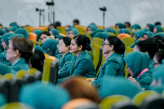 Ketua TP PKK Sumut, Kahiyang Ayu, ikuti Rakernas PKK dan HKG