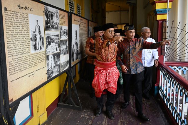 Menteri Kebudayaan RI, Fadli Zon, kunjungi Istana Maimun Medan