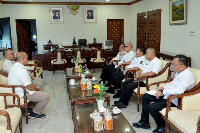 Sekdaprov Sumut, Togap Simangunsong, terima audiensi Dirjen Kementerian PKP