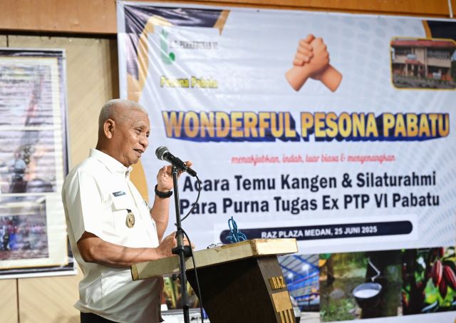 Wakil Gubernur Sumut, Surya, Silaturahmi Purna Bakti PTPN VI Pabatu 4