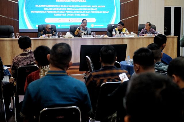 Wali Kota Medan, Rico Tri Putra Bayu Waas, buka FGD pembentukan BNN