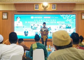 Wali Kota Medan, Rico Tri Putra Bayu Waas, jamu para qori dan qoriah internasional di rumah dinas