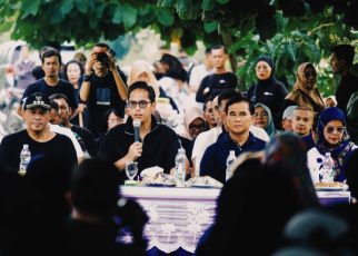 Wali Kota Medan, Rico Tri Putra Bayu Waas, sapa warga di Medan Amplas