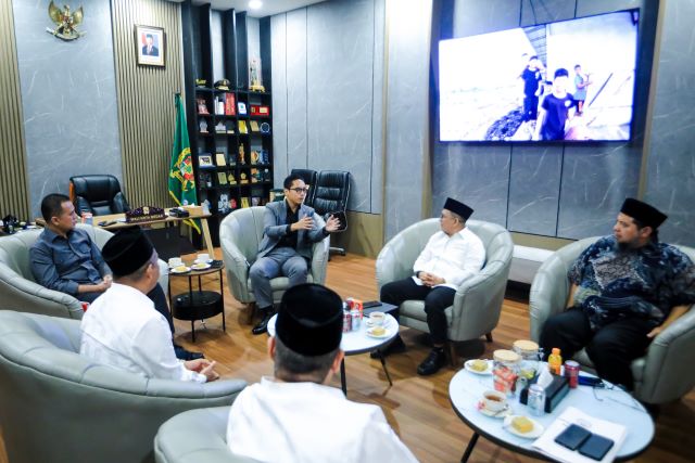 Wali Kota Medan, Rico Tri Putra Bayu Waas, terima kunjungan MES