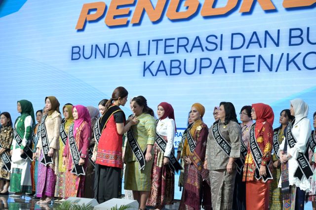 Bunda PAUD Sumut, Kahiyang Ayu, kukuhkan Bunda PAUD Kabupaten-Kota se-Sumut
