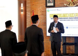 Gubernur Sumut, Bobby Nasution, lantik Direksi Tirtanadi & Dewas Dewas BUMD