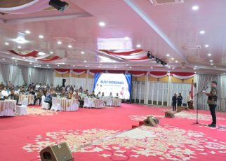 Gubernur Sumut, Bobby Nasution, pada Rakor bersama BPS