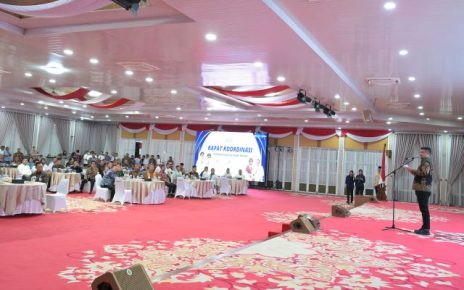 Gubernur Sumut, Bobby Nasution, pada Rakor bersama BPS