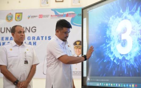 Gubernur Sumut, Bobby Nasution, resmikan pemeriksaan kesehatan sekolah