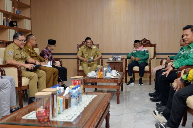 Gubernur Sumut, Bobby Nasution, terima audiensi Ketua Al Washliyah Pusat