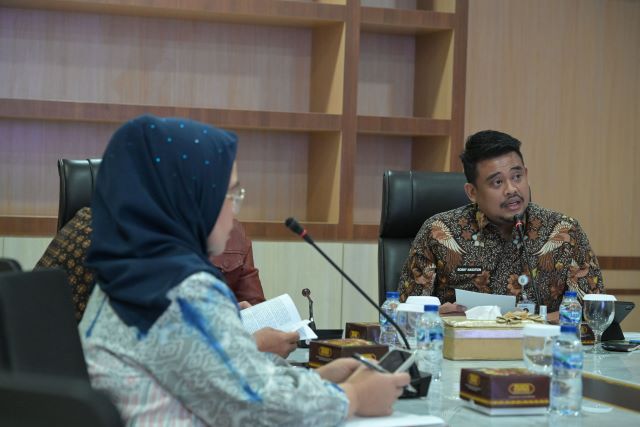 Gubernur Sumut, Bobby Nasution, terima kunjungan DPR RI
