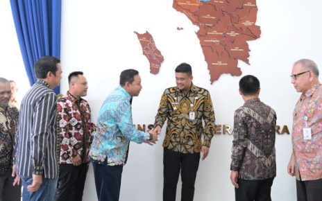 Gubernur Sumut, Bobby Nasution, terima kunjungan GM PT PLN Sumut 1