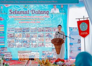 Ketua TP PKK Sumut, Kahiyang Ayu, melakukan monitoring di Kabupaten Paluta
