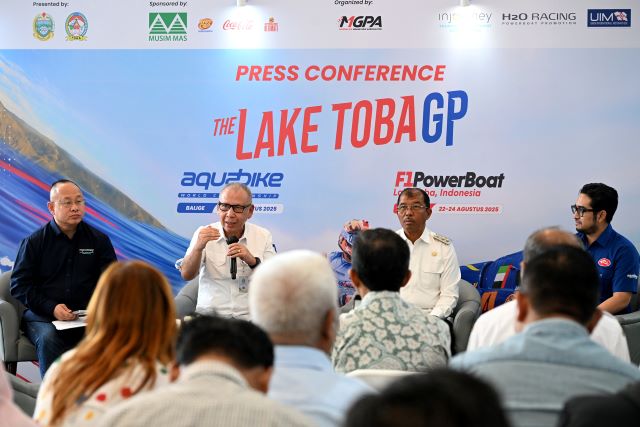 Konferensi pers Aqua Bike & F1 PowerBoat 2025